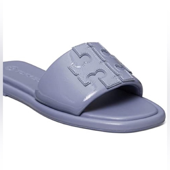 NIB Tory Burch T-sport slide in blue Size: 7 - Picture 2 of 5